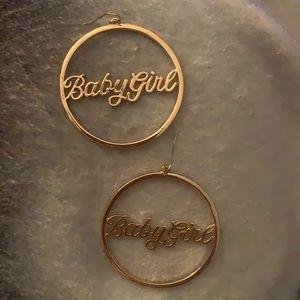 Babygirl Word Hoops